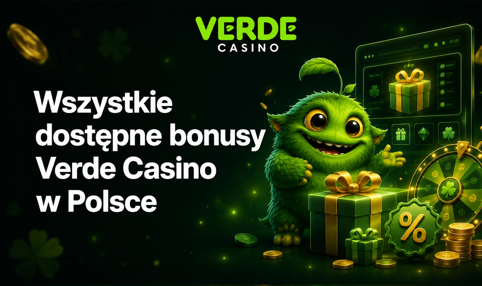 Wszystkie bonusy Verde Casino dostępne dla graczy z Polski w 2026
