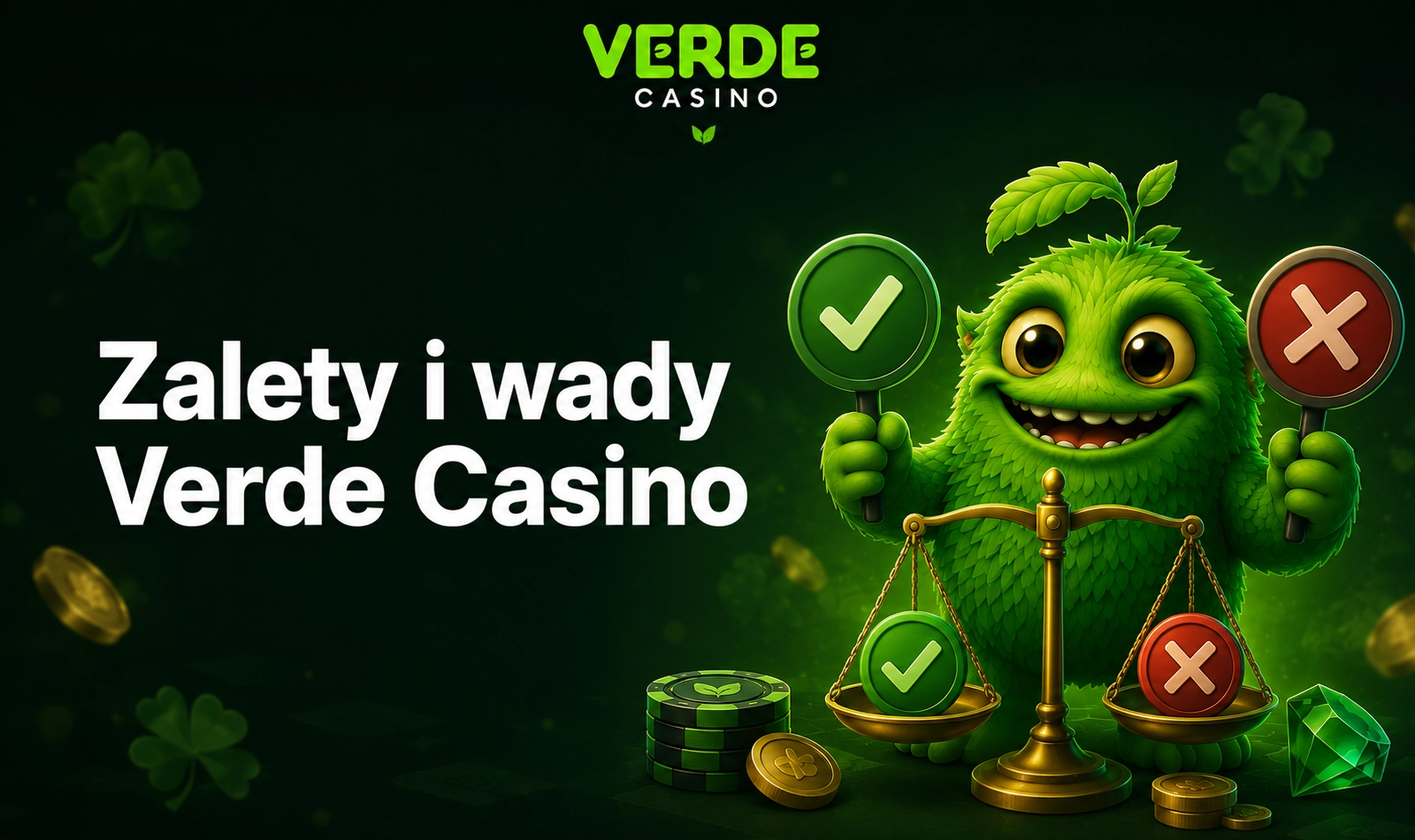 Zalety i wady Verde Casino przedstawione dla świadomych graczy